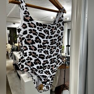 Shady lady one piece bathing suit